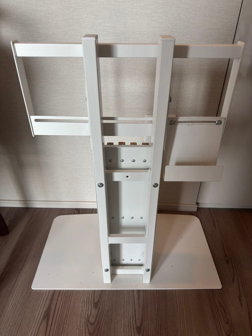 ナチュラル無垢材×スチールテレビスタンド　手渡し可能