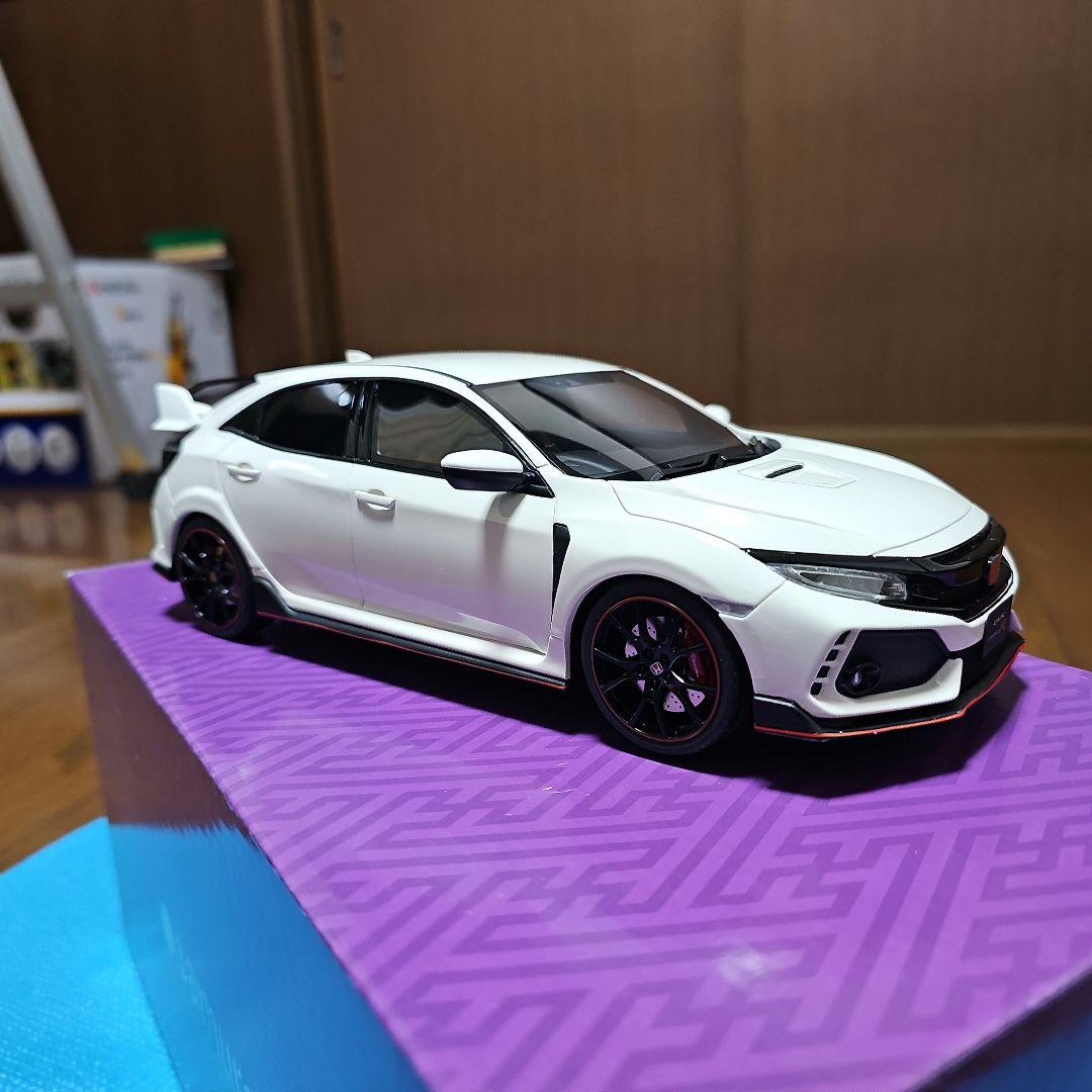 京商 サムライ 1/18 ホンダ シビック タイプR チャンピオン ホワイト