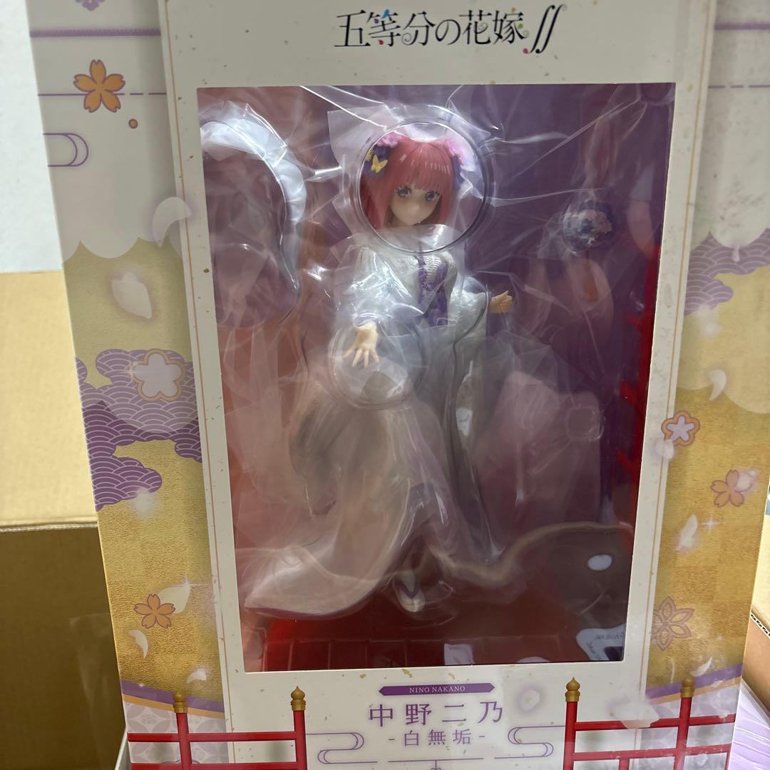 五等分の花嫁 中野ニ乃　プレミアムフィギュアと一番くじラストワンの6点セット