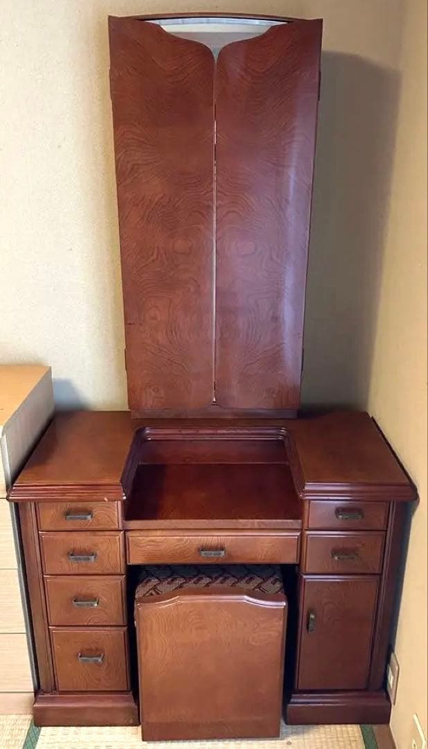 昭和レトロ 三面鏡ドレッサー