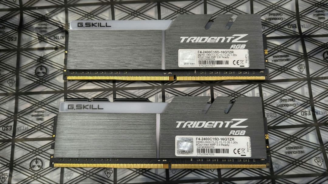 G-Skill DDR4 8GB 2枚セット DDR4-2400 2133MHz