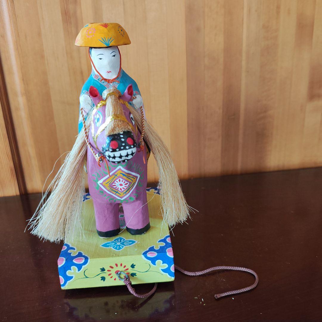 廃絶！貴重！ チンチン馬　琉球張子　古倉保文 年賀切手に起用！