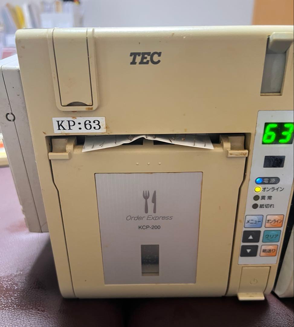 東芝テック キッチンプリンター 動作確認済み