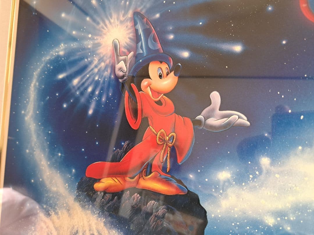 クリスチャンラッセン ソーサラー・オブ・ザ・シー　絵画　ディズニー　直筆サイン