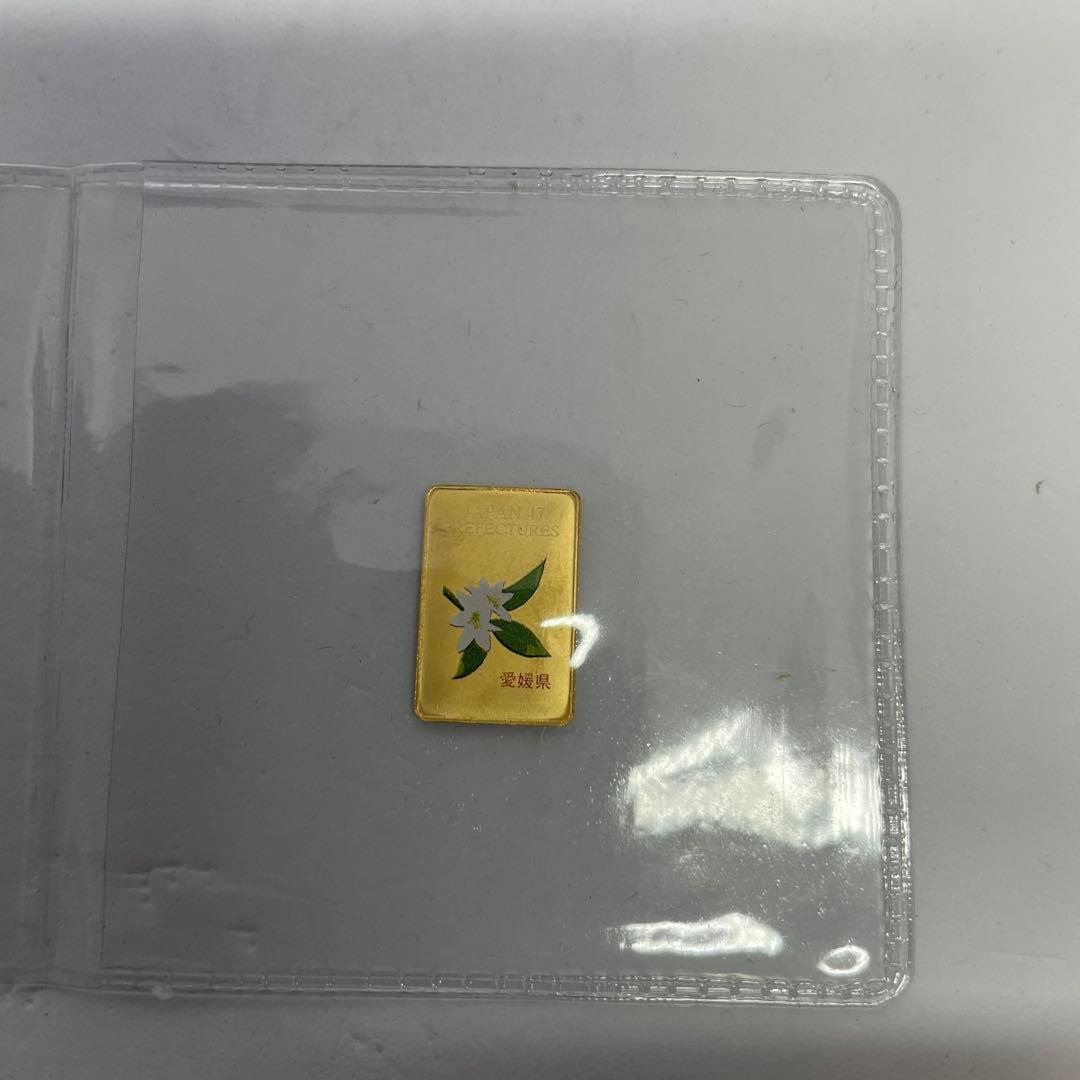 金 99.99% 1g 花のデザイン