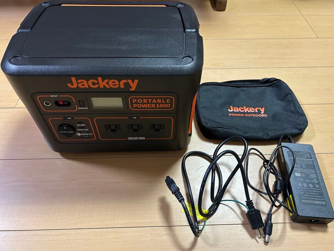 【送料無料】Jackery PORTABLE POWER1000 ポータブル電源