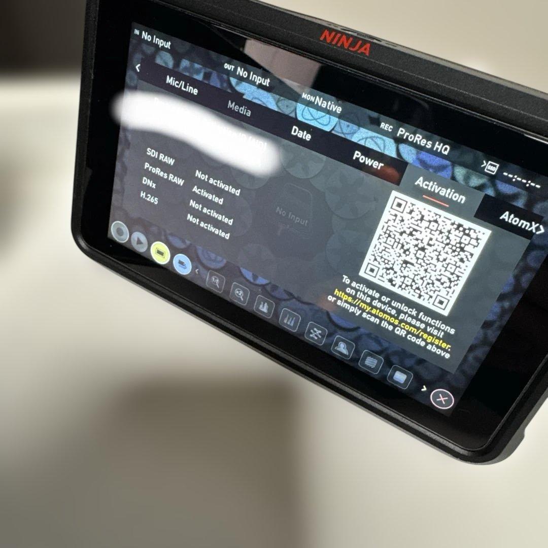 ATOMOS Ninja V 動作確認済み