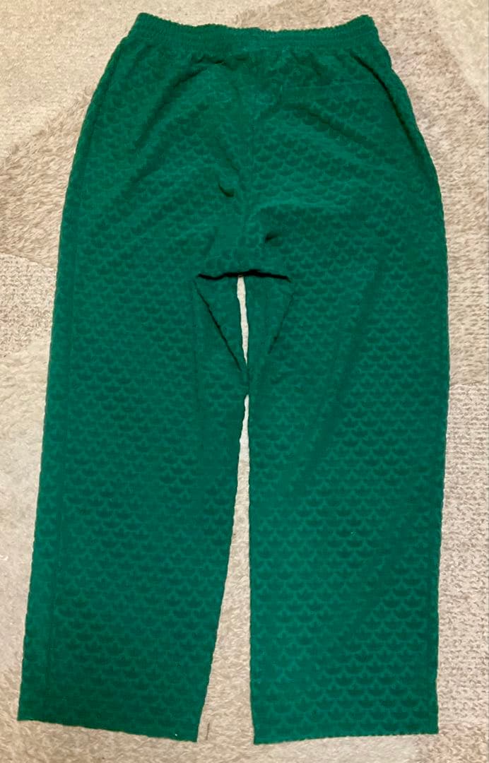 adidas モノグラムセットアップ/カレッジグリーン(上S/下M)