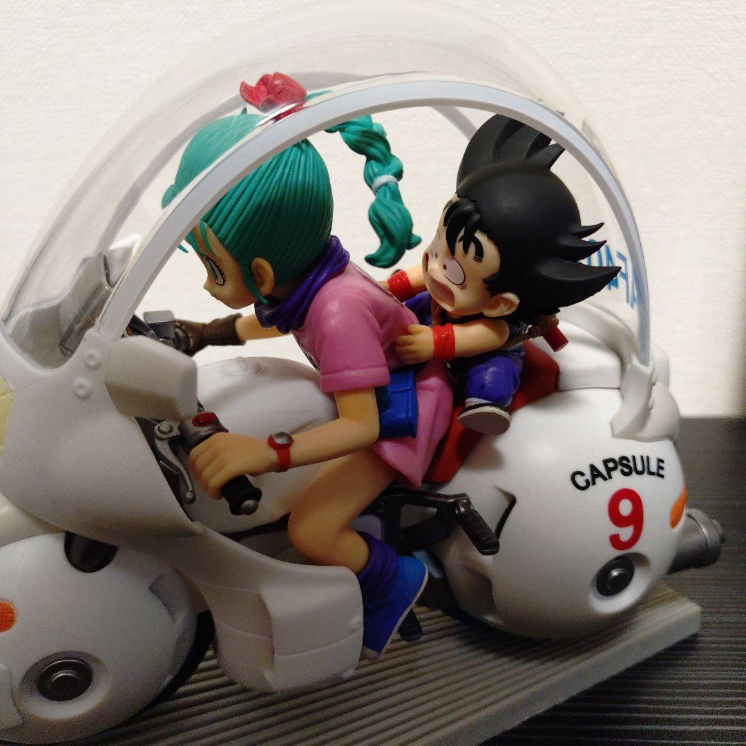 ゆ*p様 ドラゴンボール　一番くじ　A賞　孫悟空＆ブルマ　バイクフィギュア