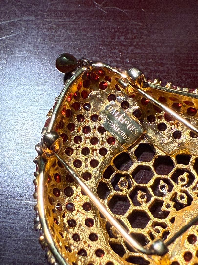 レア　DALI JOIES ダリミュージアムレプリカ　ハート型ブローチ