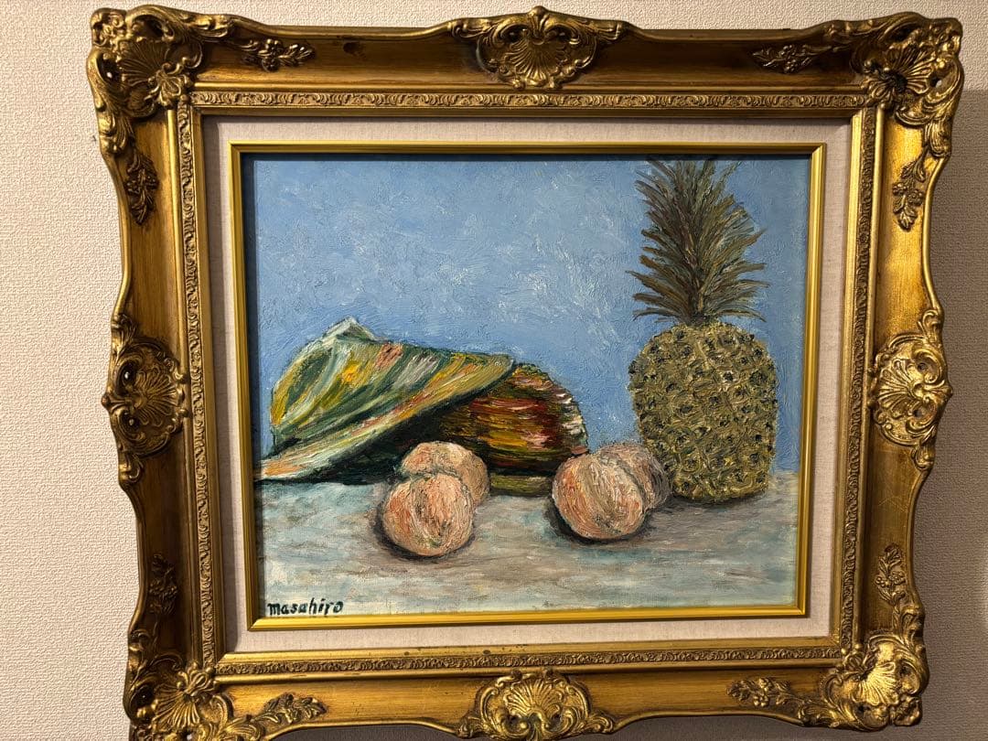 麦わら帽子　パイナップル　桃