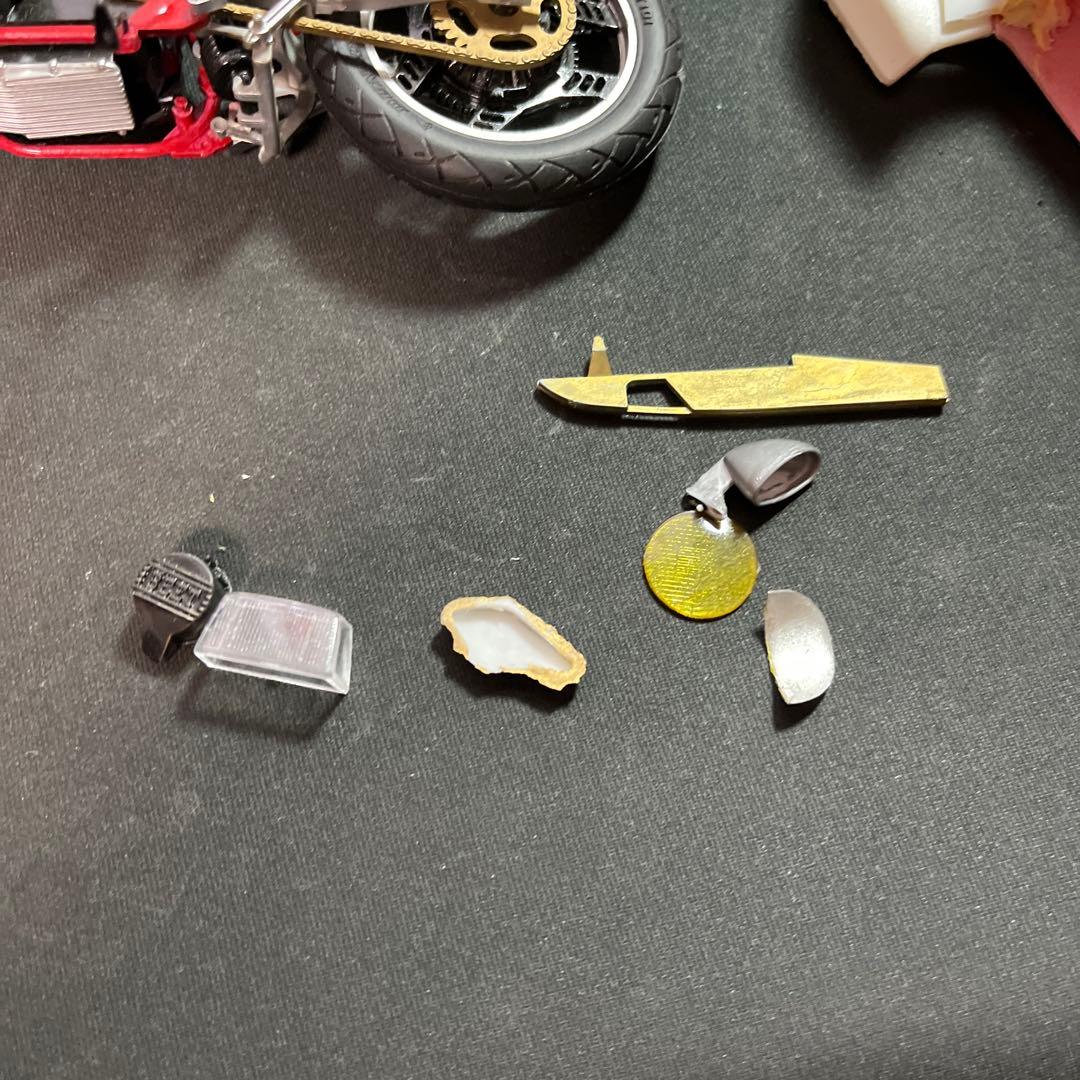 俺のマシン バイク プラモ 1/12 アオシマ CBX400F ジャンク