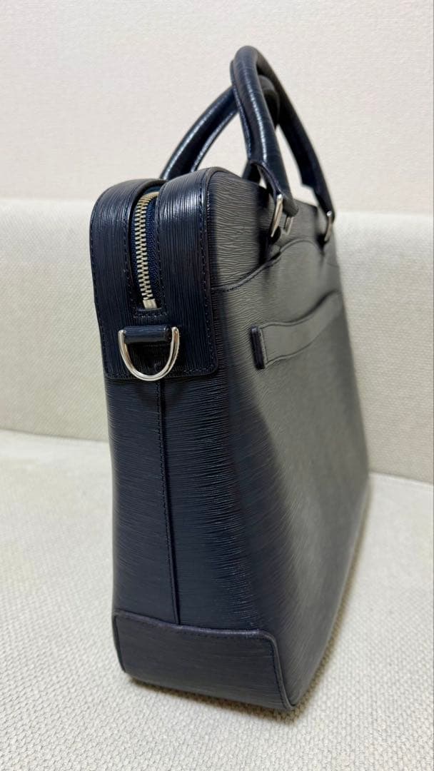 PELLE MORBIDA ペッレモルビダ　CA201 ビジネスバッグ　ネイビー