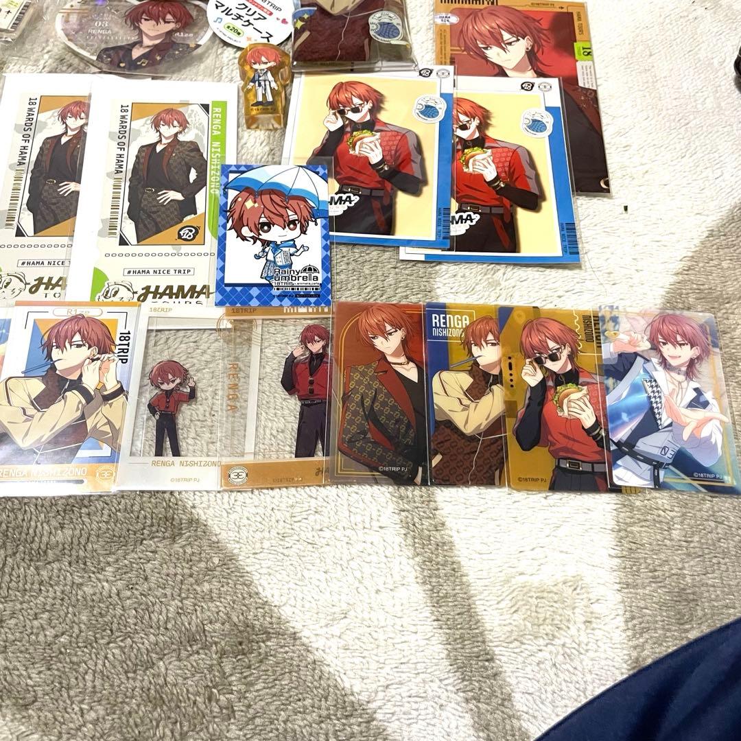 エイトリ　西園練牙　アクスタ　缶バッジ アクキー　カード　ぬいぐるみ セット