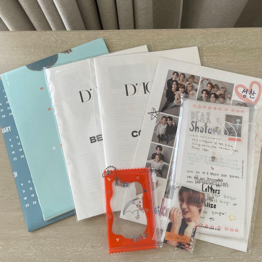 RIIZE アントン　D'ICON 写真集　ステッカー　ポスター　A B