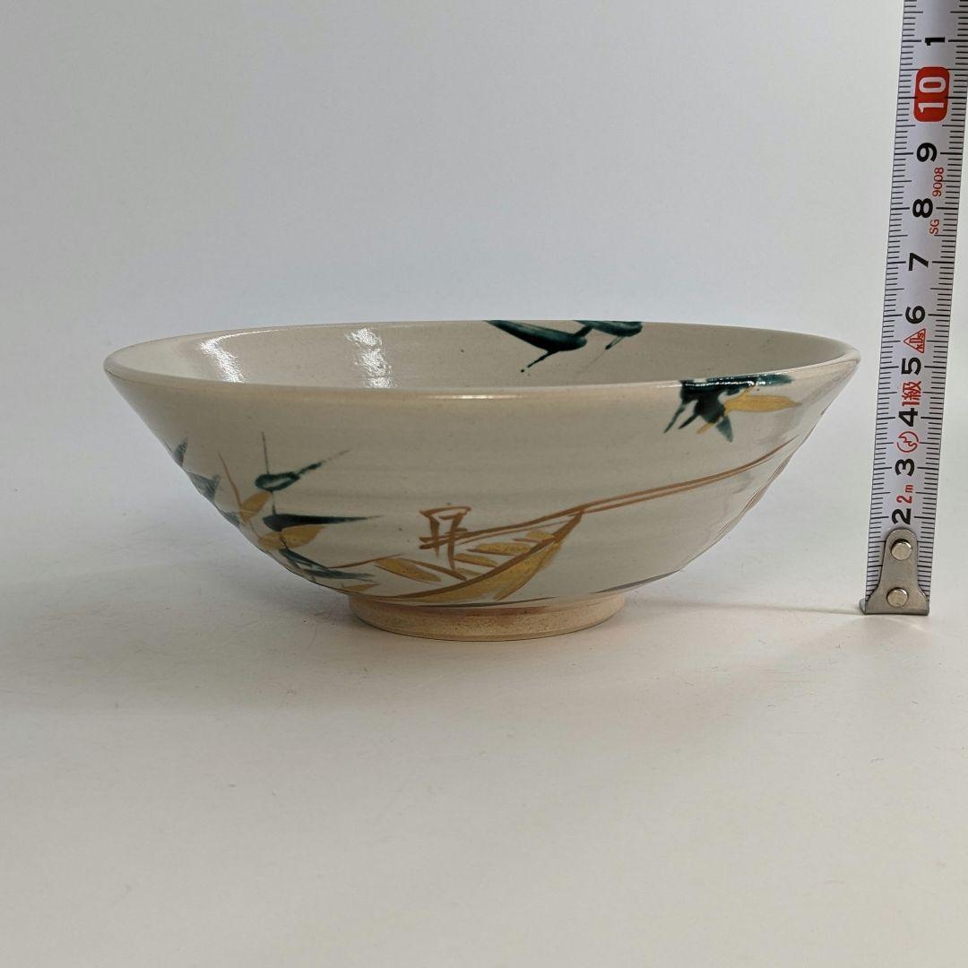三浦竹軒 京焼 引舟図平茶盌 共箱共布 清水焼 色絵金彩抹茶碗 抹茶茶碗 茶道具