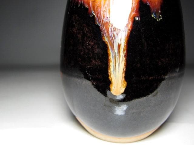 桶谷定一 肩衝茶入 「瑞雲」 牙蓋 裏千家十五代 鵬雲斎花押 e141