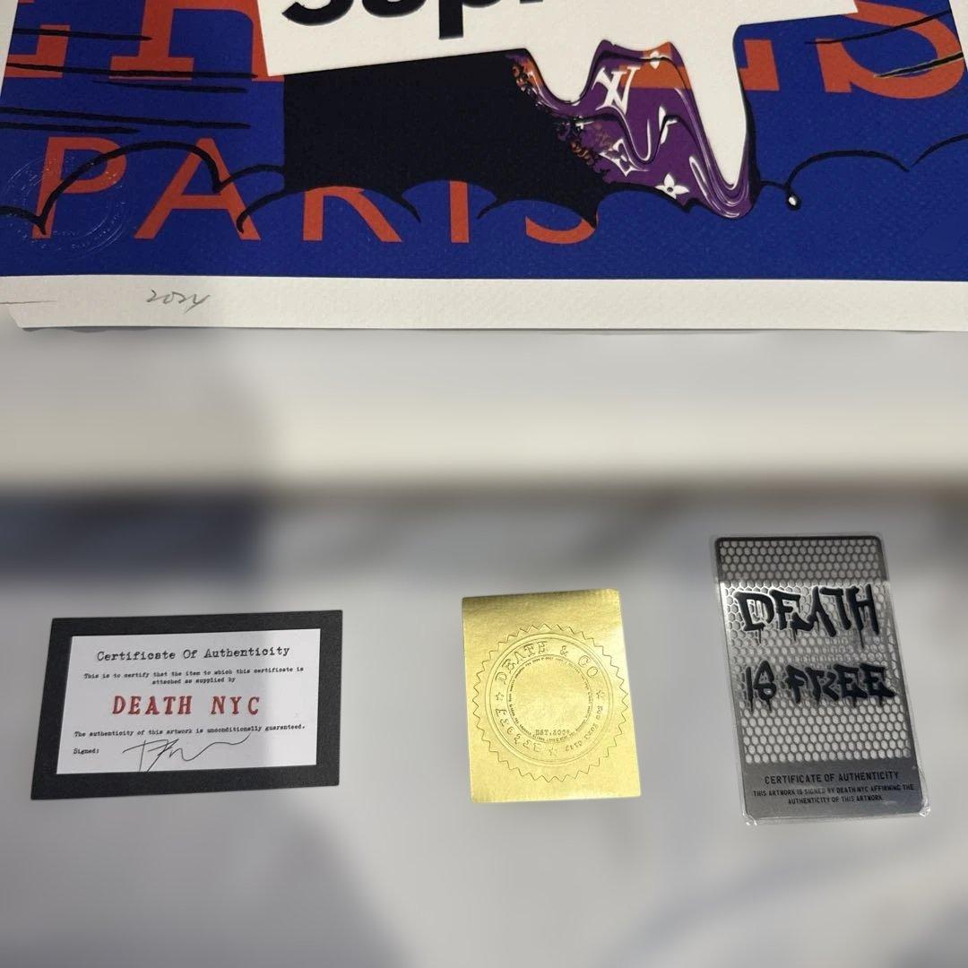 世界限定100枚　DEATH NYC スヌーピー　現代アートポスター　本物保証