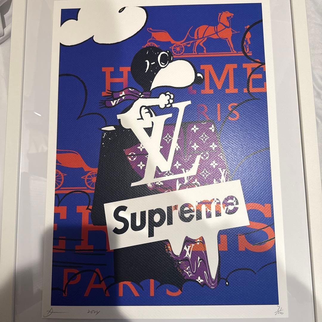 世界限定100枚　DEATH NYC スヌーピー　現代アートポスター　本物保証