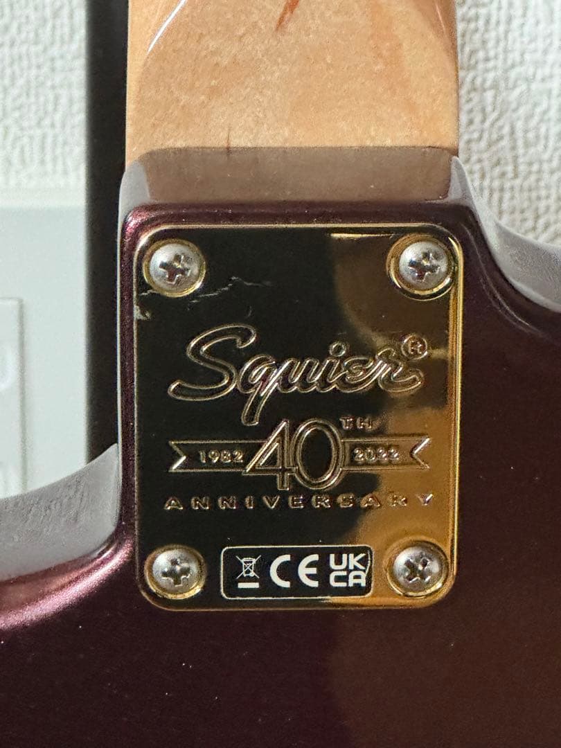 Squier ストラトキャスター　40周年モデル