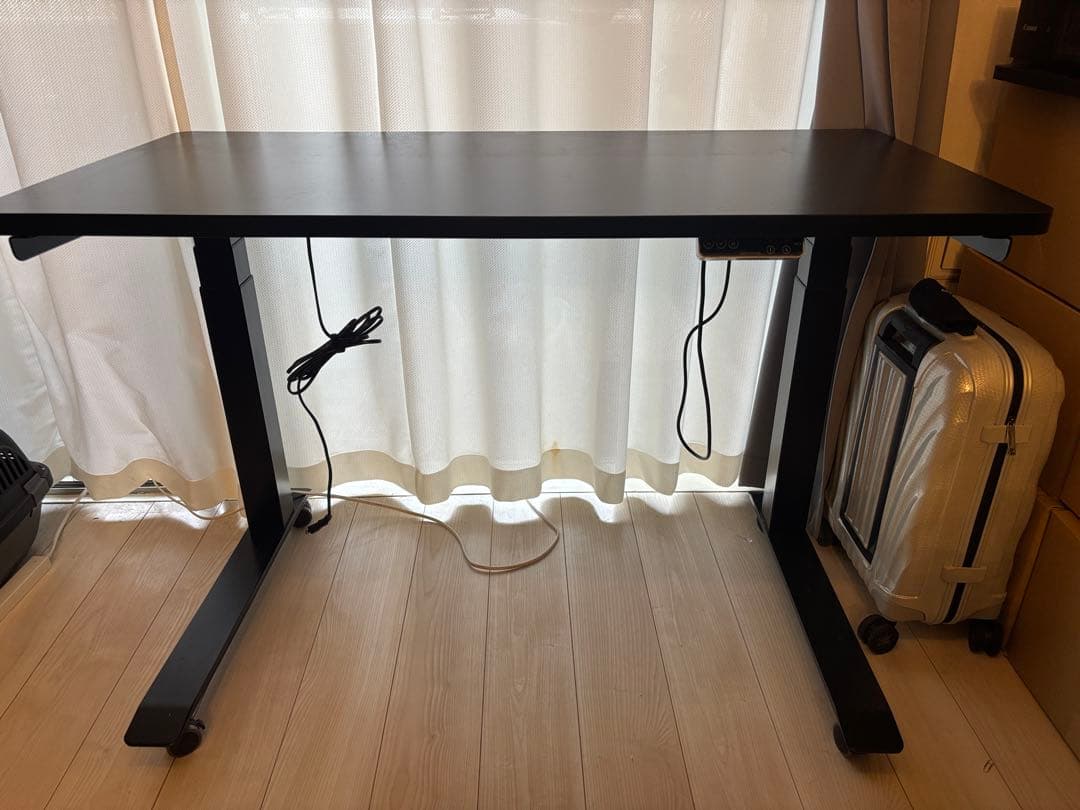 FlexiSpot E7Pro 脚フレームブラック　天板付き