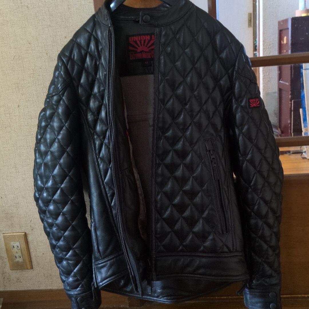 ユニオンジャップライダースダウンジャケットサイズMカラーブラック