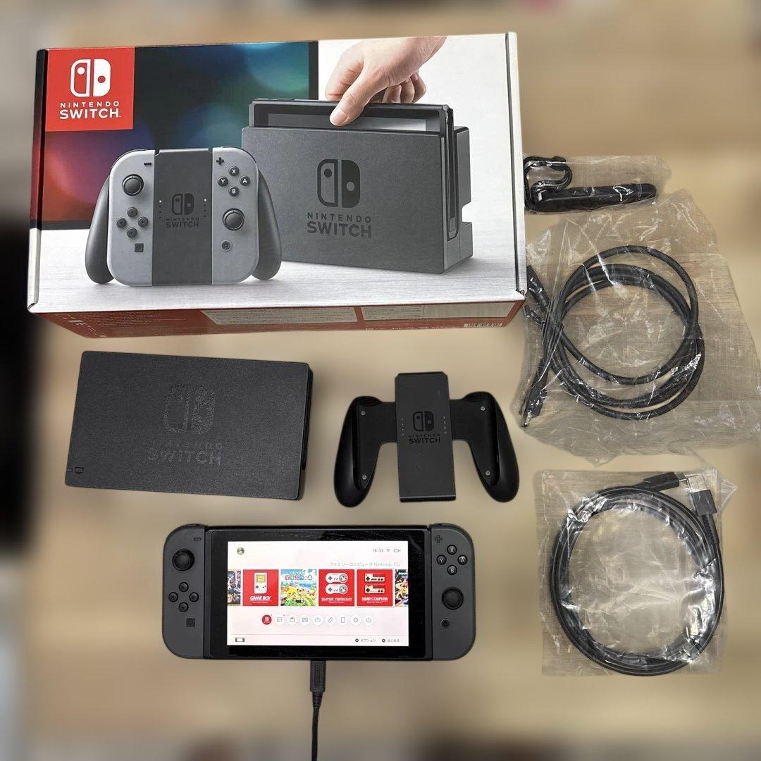 Nintendo Switch 本体 グレー　スプラトゥーンProコンセット