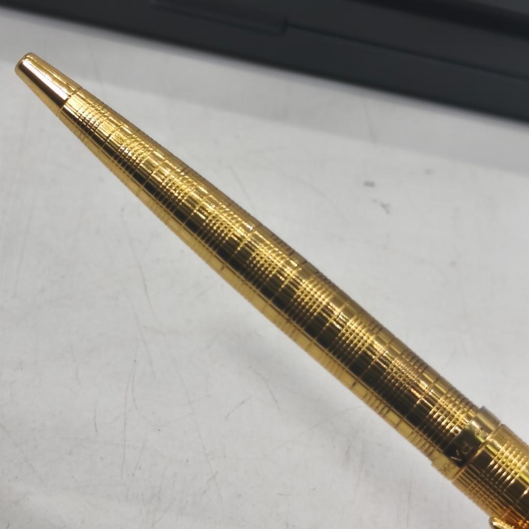 PARKER　パーカー　75　ゴールドチェック　ノック式　ボールペン
