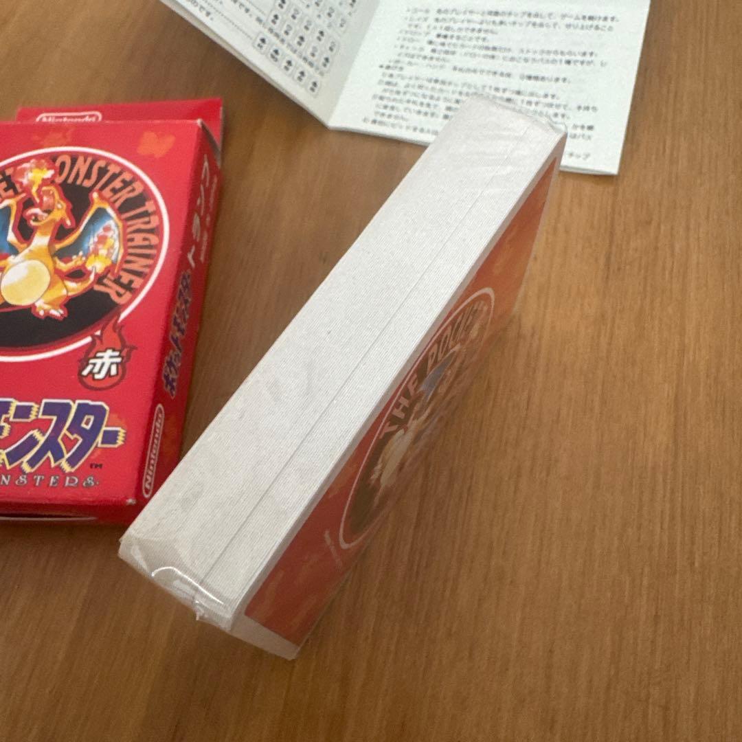 【レア・希少】初代 ポケモン ポケットモンスター トランプ　赤　未使用