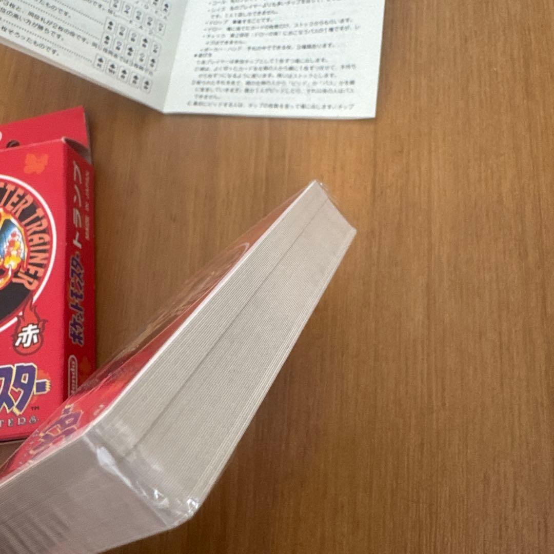 【レア・希少】初代 ポケモン ポケットモンスター トランプ　赤　未使用