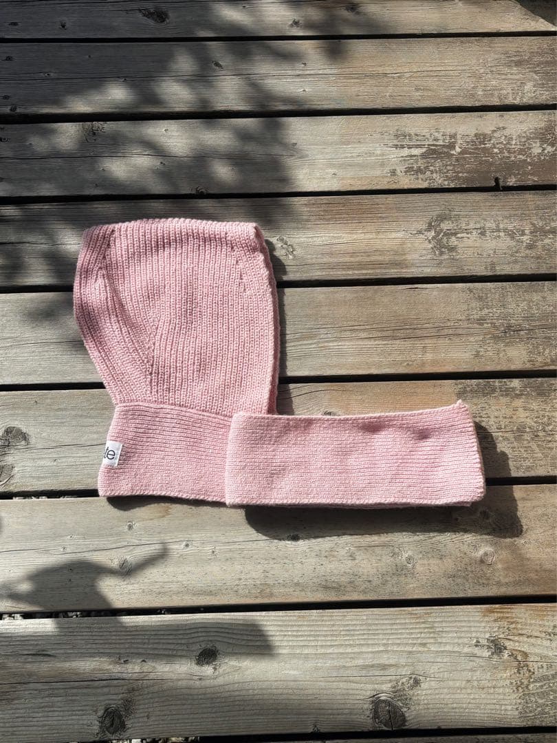 FEKETEラメフーディーマフラー ピンク