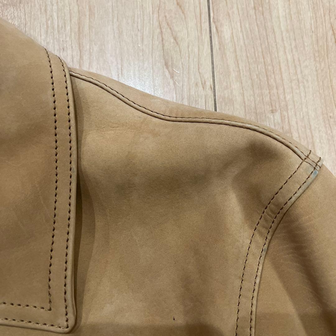 ジャケット・アウター MINEDENIM 20SS Calf Nubuck Zipup Rib BZ