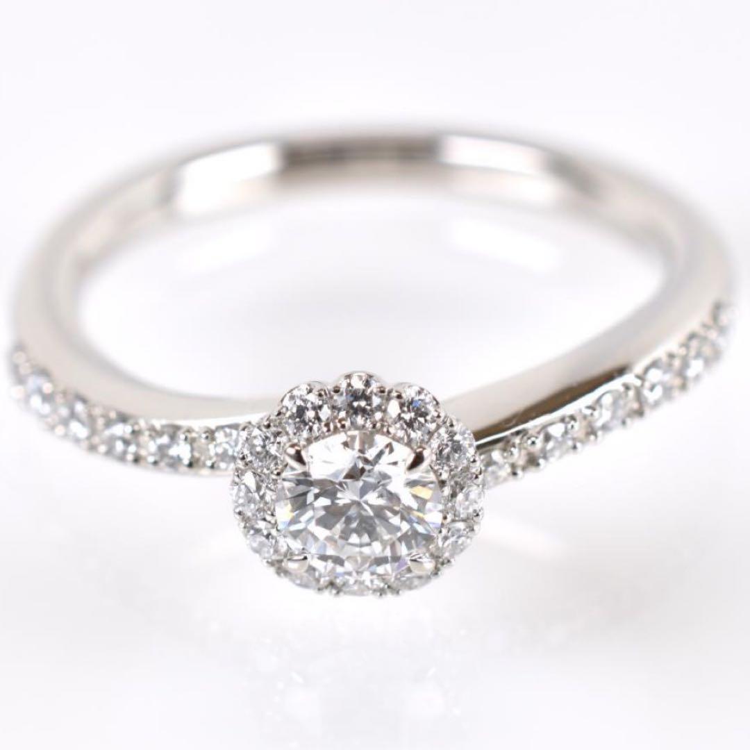 【アネモネ】 スタージュエリー Halo(ヘイロー)PTダイヤモンドリング