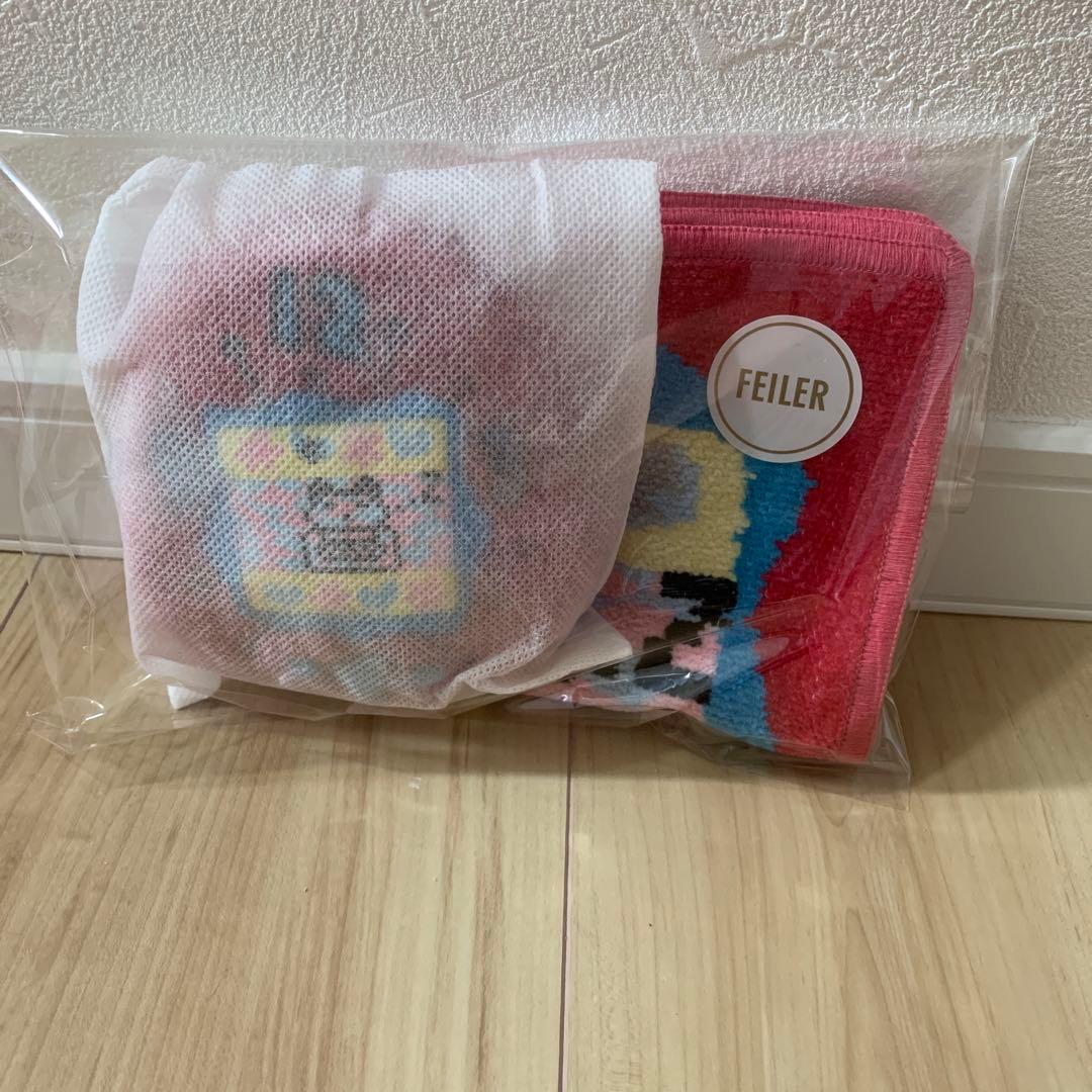 FEILER たまごっち　ポーチ　ハンカチ