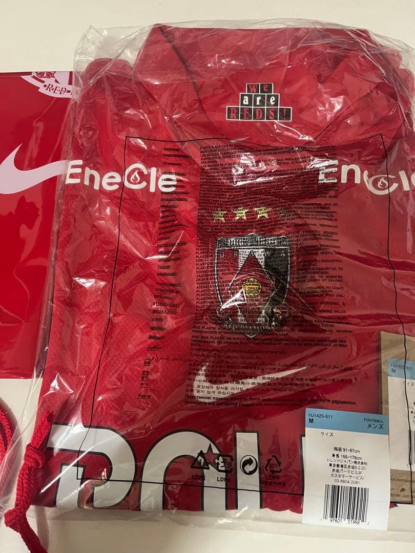 浦和レッズ Nike サッカーシャツ Mサイズ