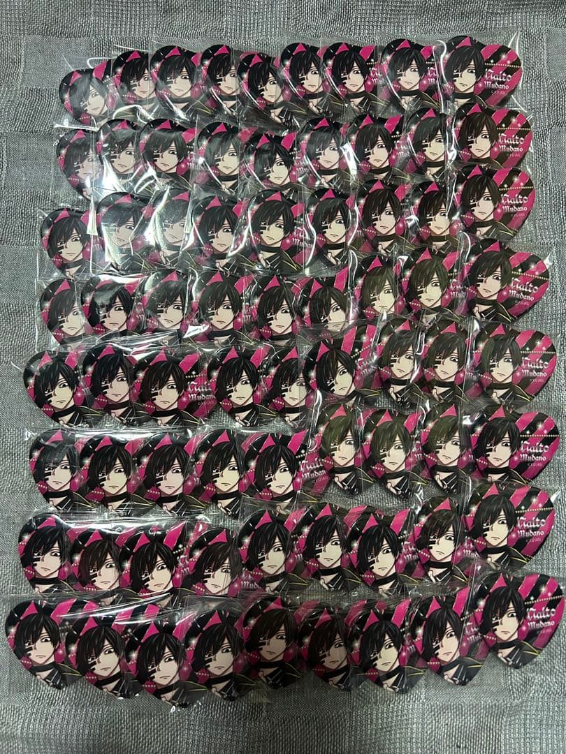 な*せ様 桃源暗鬼 無陀野無人 ハート缶バッジ 72点