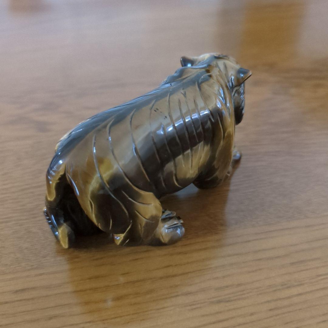 パワーストーン　タイガーアイ　金色に輝く虎　　激レア希少美品