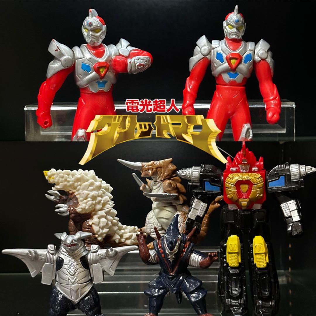 電光超人グリッドマン/サンダーグリッドマン/ギラルス/バギラ/シノビラー他ソフビ