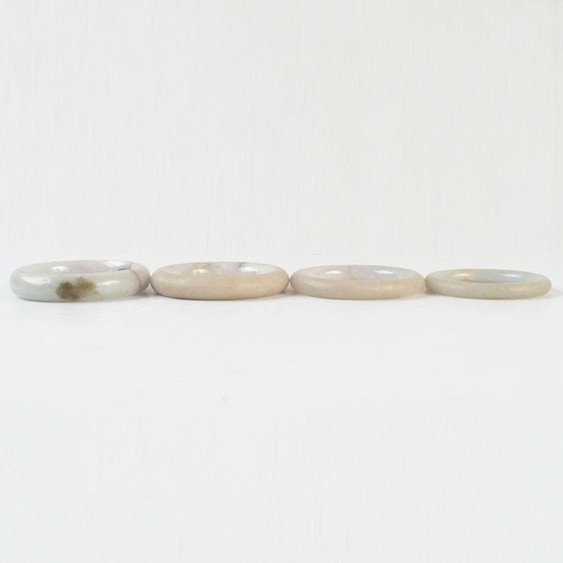 中国　玉石彫刻　玉器　環　装飾品　4点まとめて　V　9786