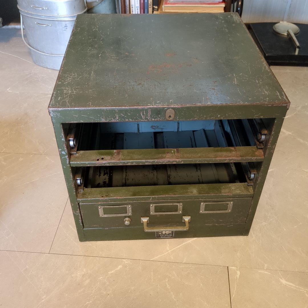 アンティークインダストリアル工業系 アイアンパーツBOX