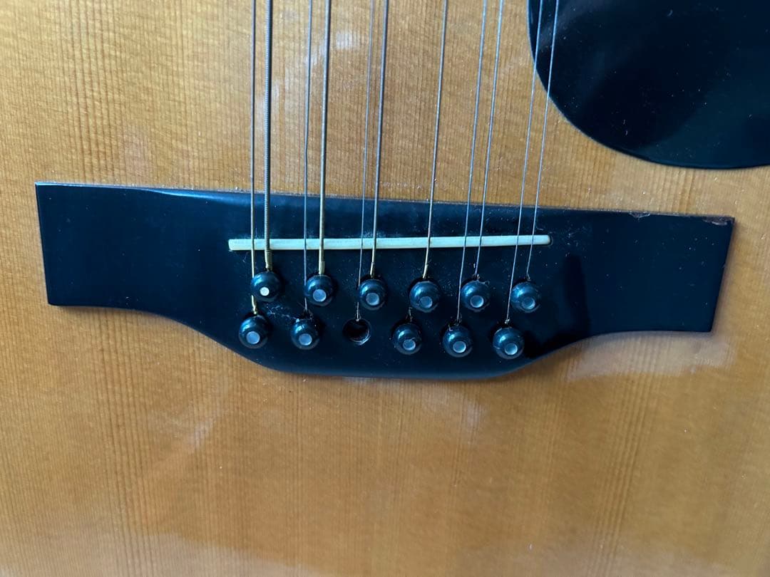 日本製Morris B50 12弦ギター ケース付き　1970年代 ケースつき