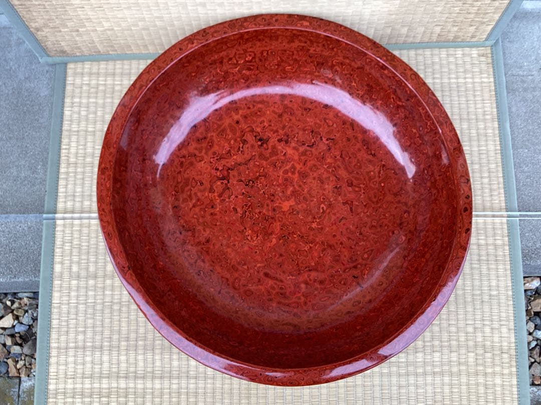 会津塗 こね鉢　研ぎ出し　高級品　そば打ち道具　売り切り　(検) 津軽塗　若狭塗