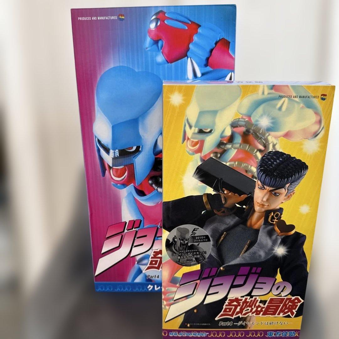 ジョジョの奇妙な冒険4部 RAH2体セット東方仗助、新品クレイジーダイヤモンド