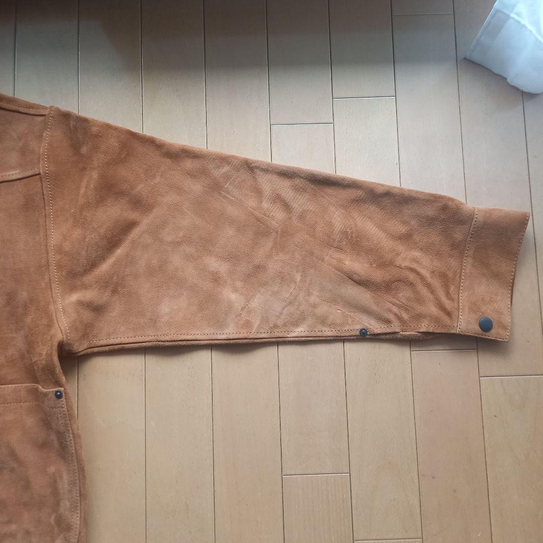 417 EDIFICE スウェード ゴートレザー ジャケット ブルゾン