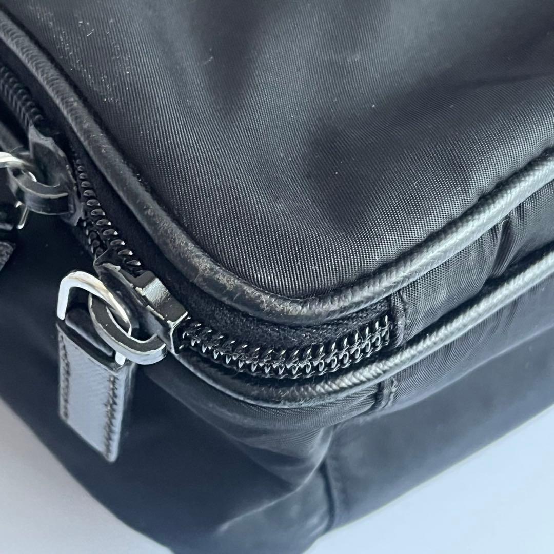 ✨️極美品✨️ PRADA ビジネスバッグ　ハンドバッグ　ナイロン　レザー　黒