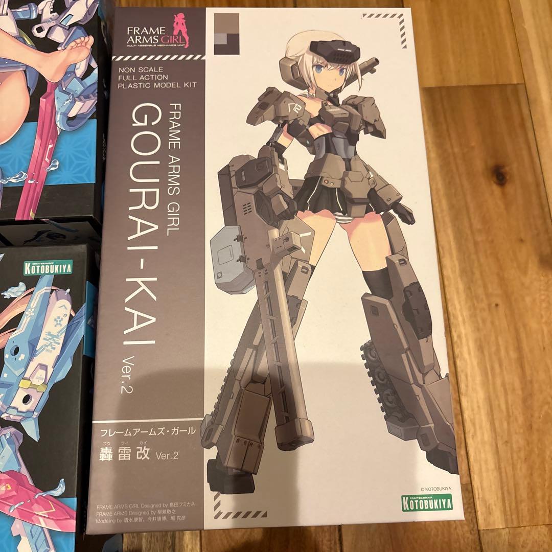 メガミデバイス　朱羅　忍者　弓兵　蒼衣　フレームアームズガール　轟雷改
