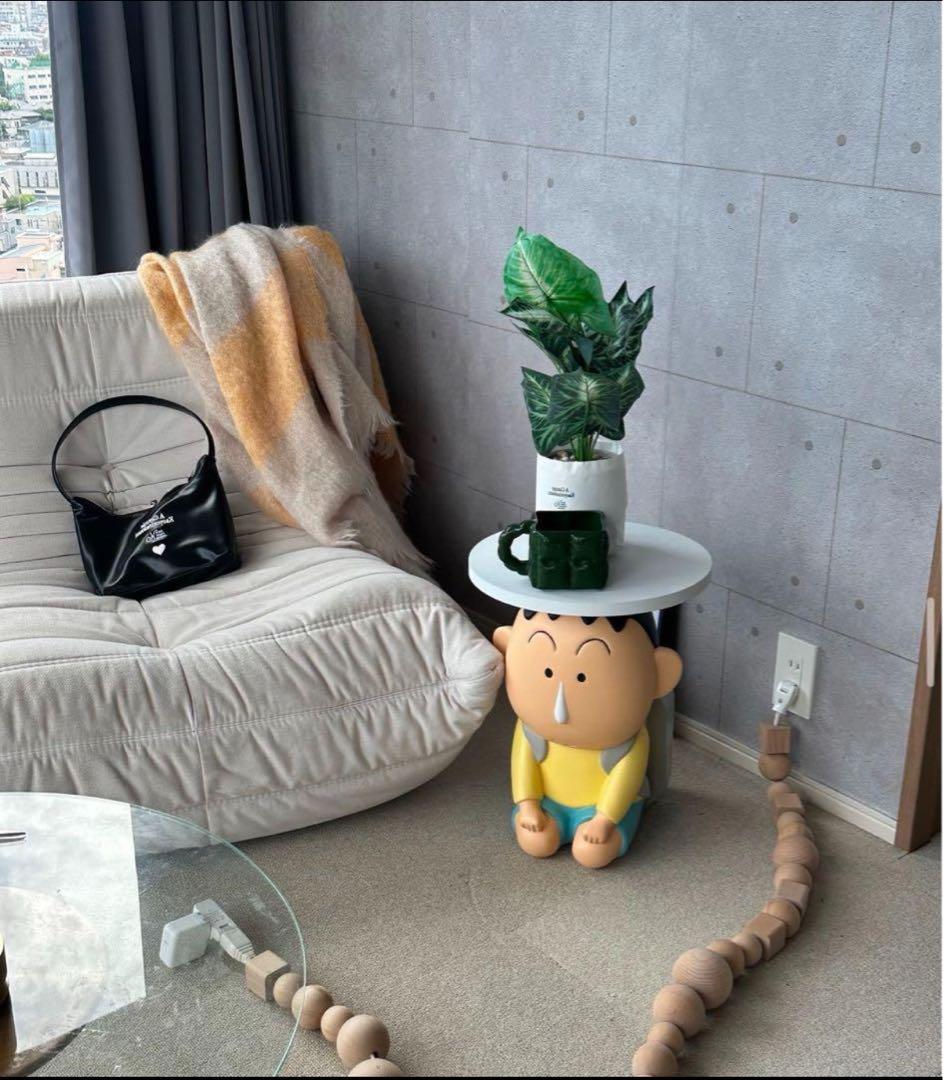 【SNS大人気】　クレヨンしんちゃん ボーちゃん サイドテーブル 机 家具