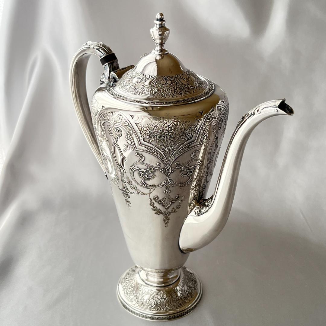 【Wilcox】 コーヒーセット 3点【シルバープレート】