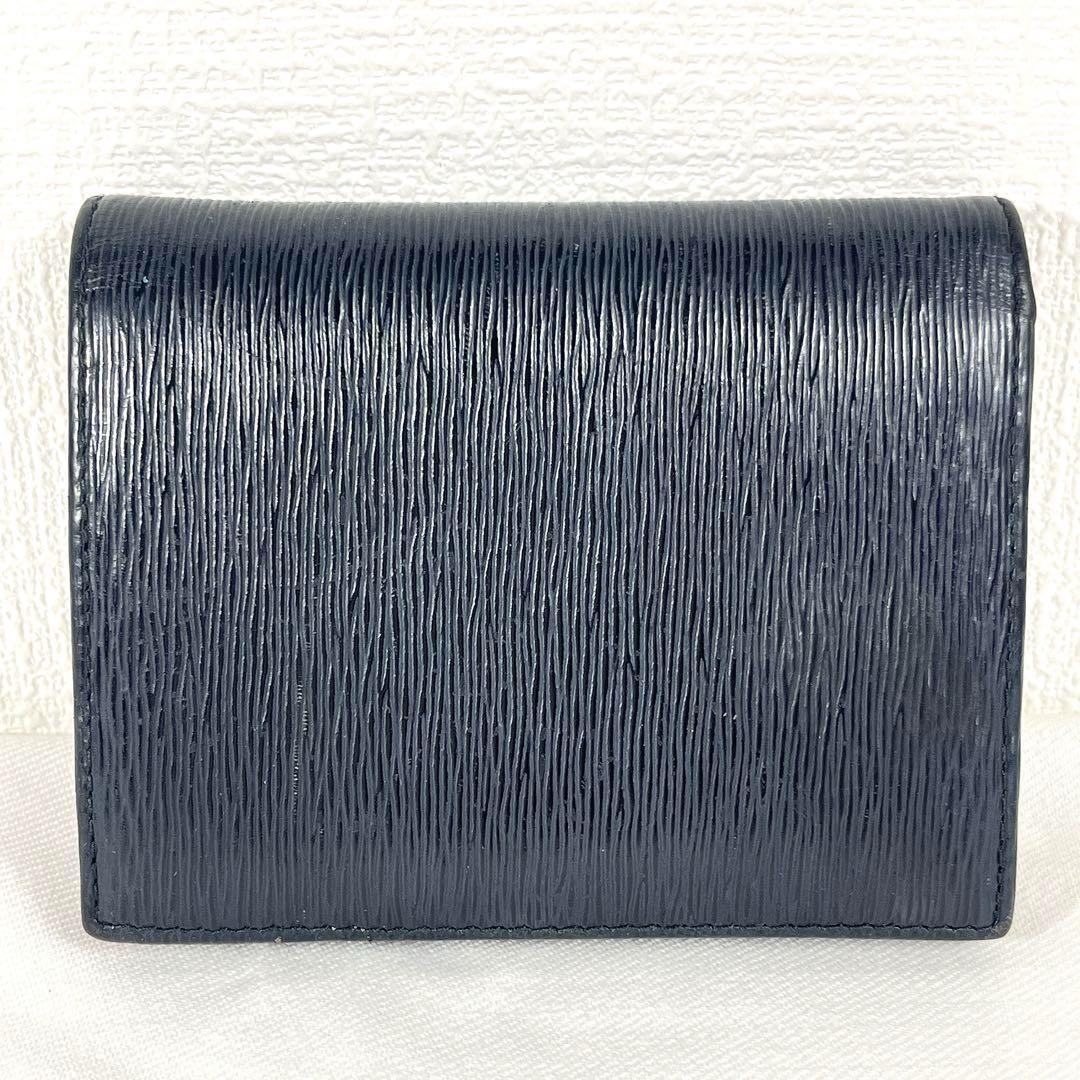 良品 プラダ ヴィッテロ ムーブ バイカラー ミニ財布 RFID・ICチップ内蔵