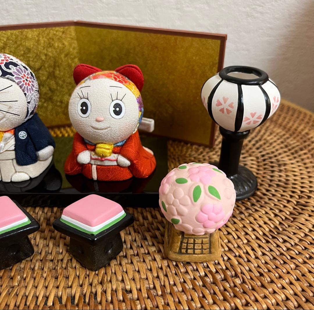 ☆ドラえもん＆ドラミちゃん　木目込人形